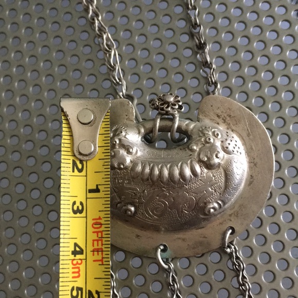 🖤1900-30s💕Chinese antique necklace - Picture 13 of 16